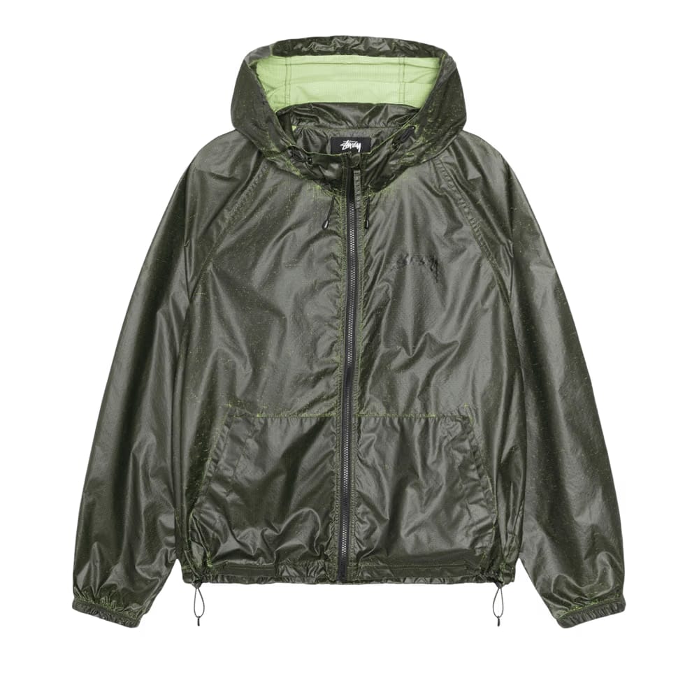 Stussy Beach Shell Cracked Ripstop Lime