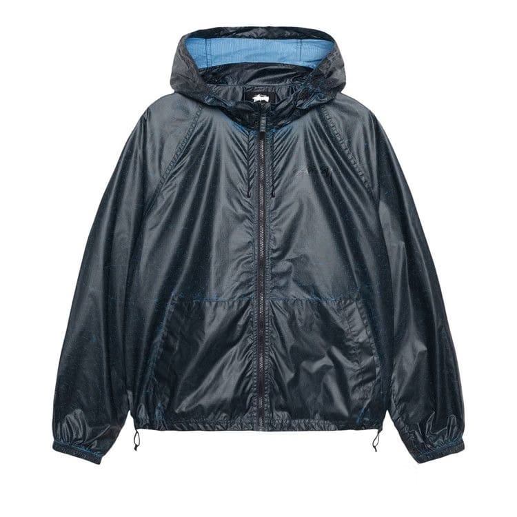 Stussy Beach Shell Cracked Ripstop Royal Blue
