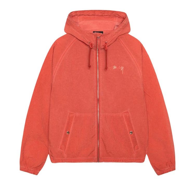 Stussy Beach Shell Garment Dyed Red