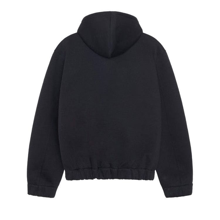 Stussy x Our Legacy Work Shop Scuba Zip Hoodie Black