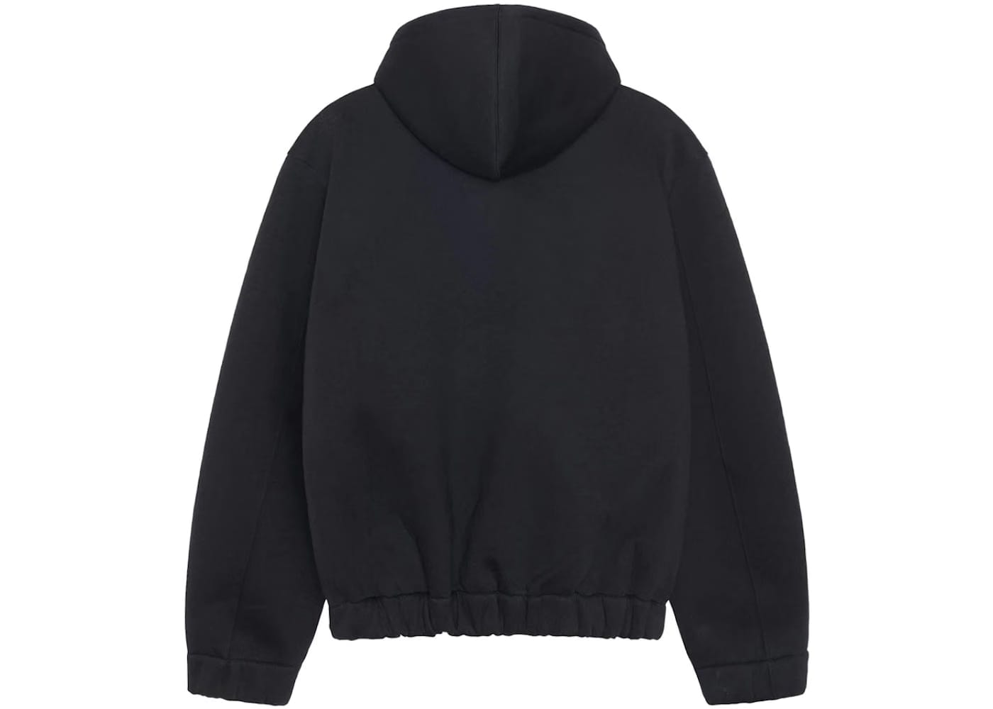 Stussy x Our Legacy Work Shop Scuba Zip Hoodie Black