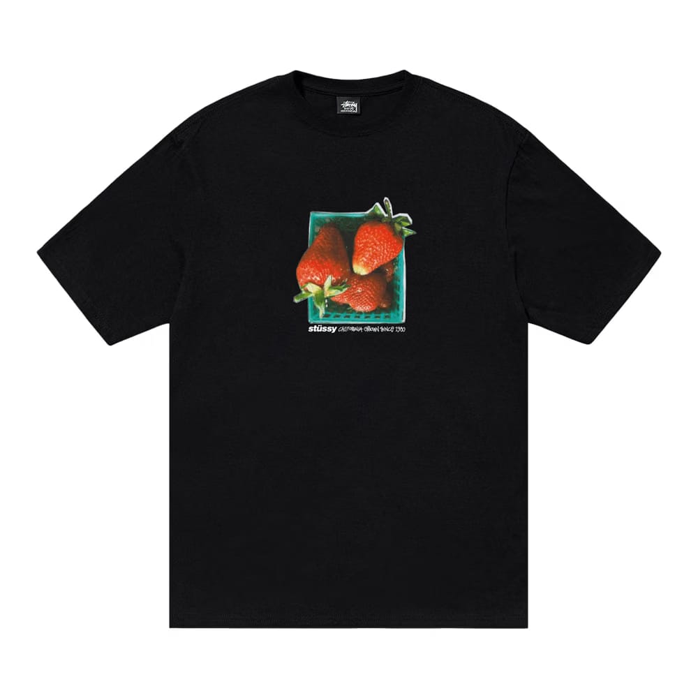 Stussy Berries T-Shirt Black
