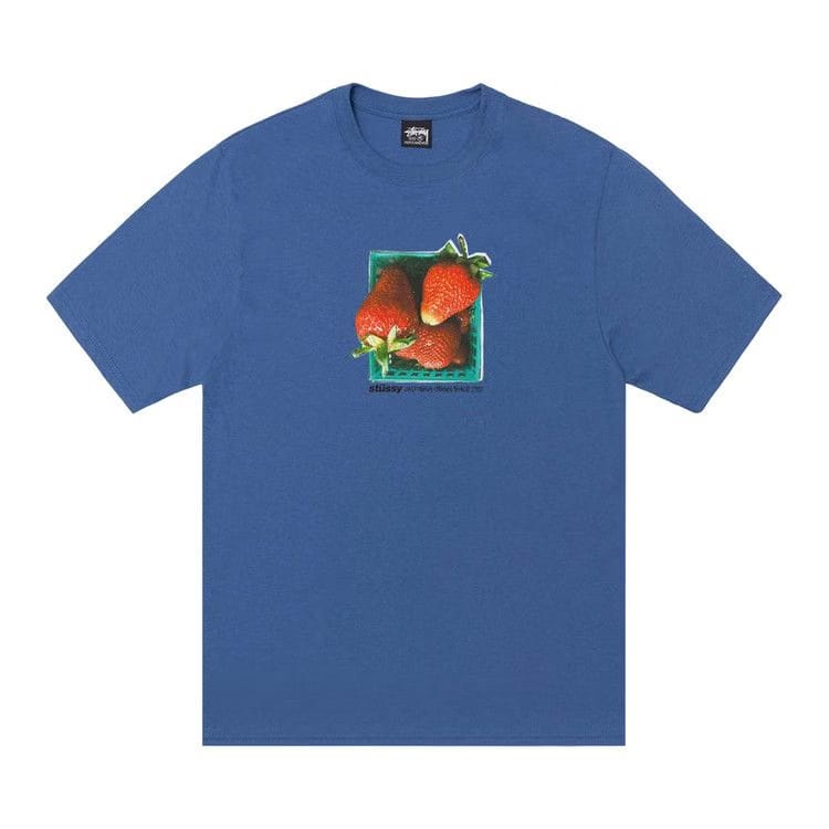 Stussy Berries T-Shirt Blue
