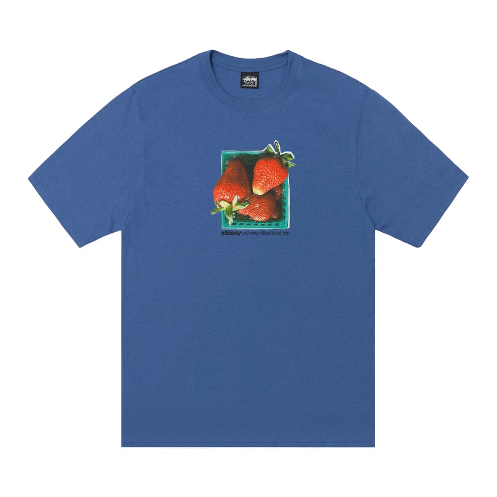 Stussy Berries T-Shirt Blue