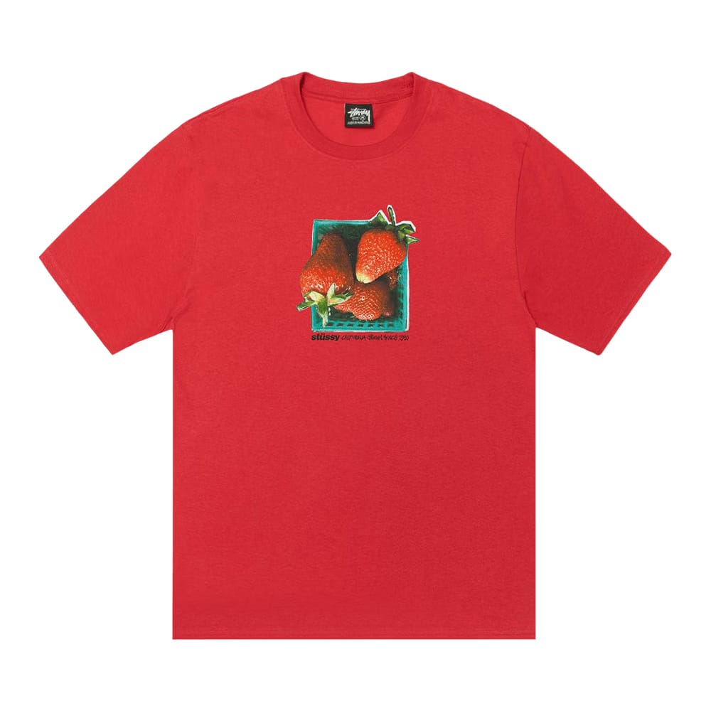 Stussy Berries T-Shirt Cayenne