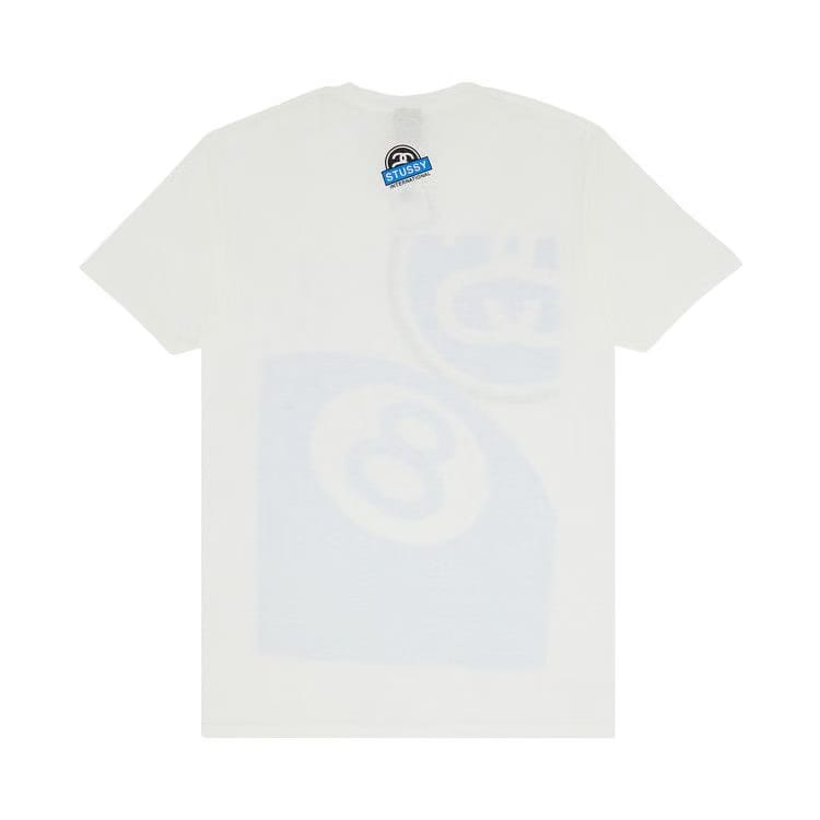 Stussy Big 8 Ball Link T-Shirt White