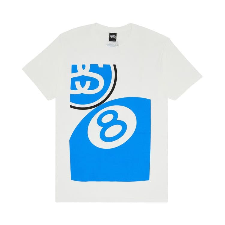 Stussy Big 8 Ball Link T-Shirt White