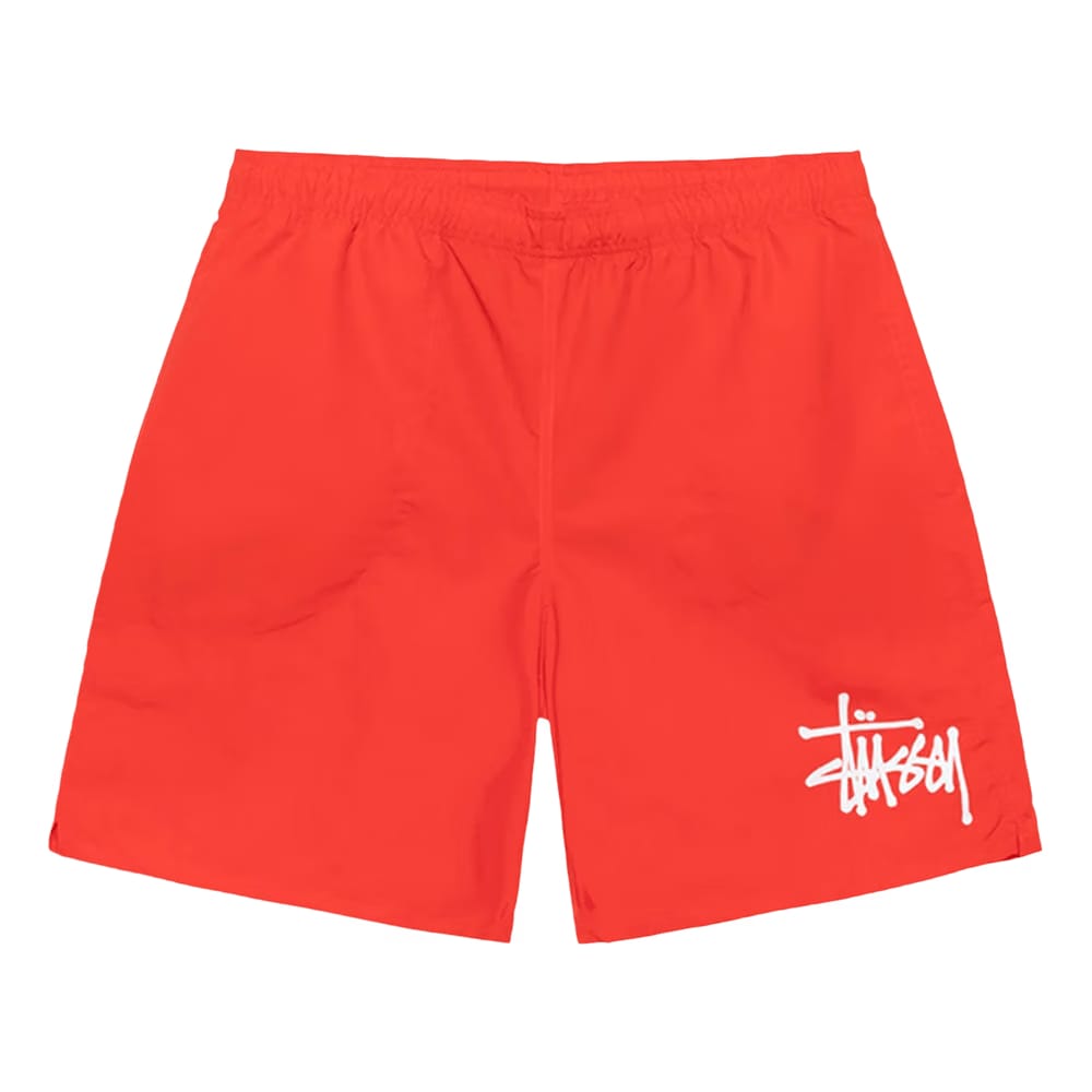 Stussy Big Basic Water Shorts Bright Red
