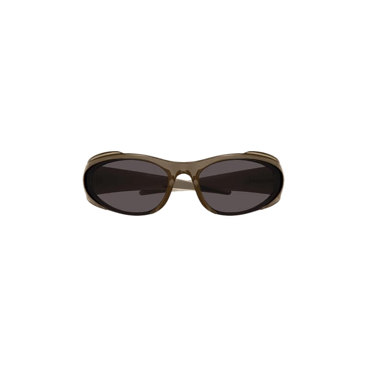 Balenciaga Shield Sunglasses Brown/Grey