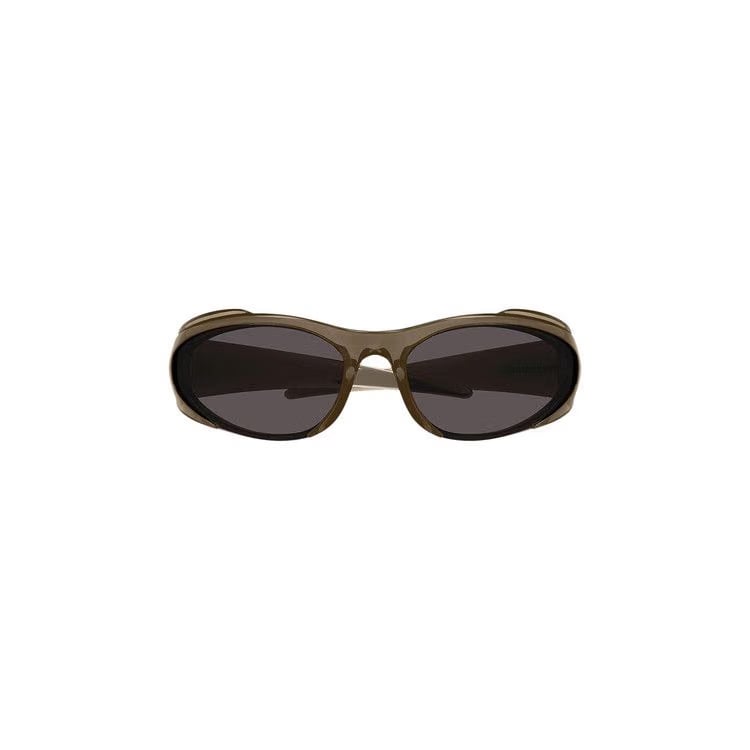 Balenciaga Shield Sunglasses Brown/Grey