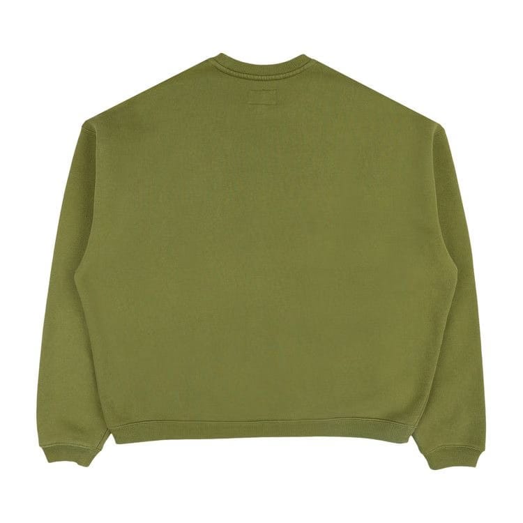 Stussy Big Crackle Sport Crewneck Green