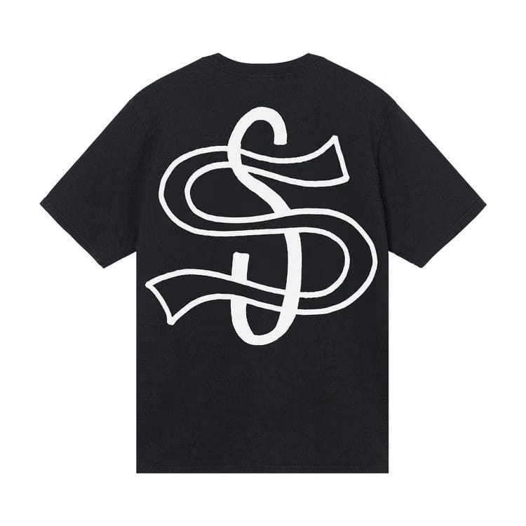 Stussy Big League Pigment Dyed T-Shirt Black