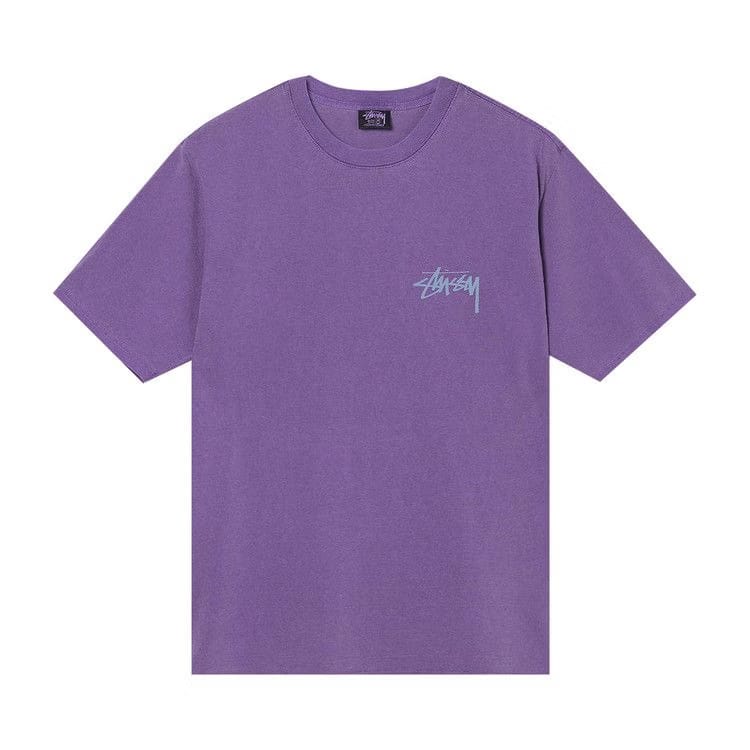 Stussy Big League Pigment Dyed T-Shirt Purple