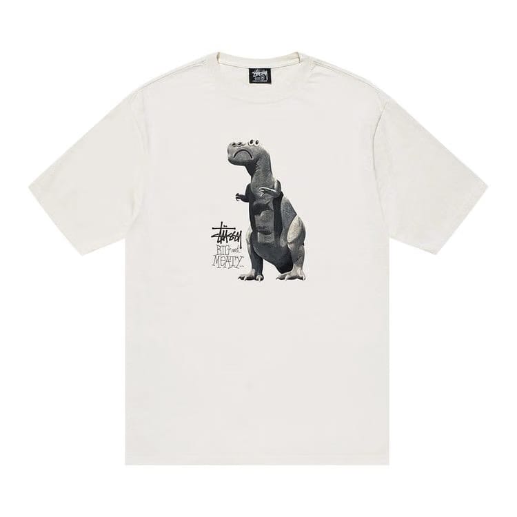 Stussy Big & Meaty Pigment Dyed T-Shirt Natural