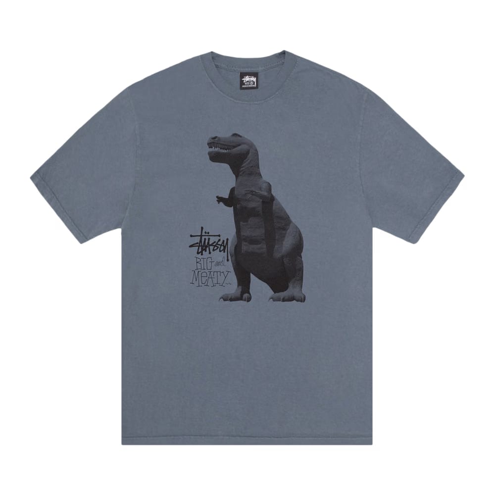 Stussy Big & Meaty T-Shirt Pigment Dyed Navy