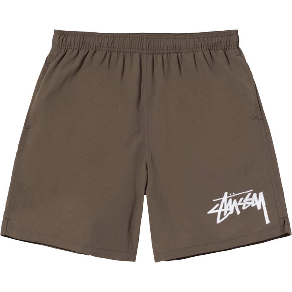 Stussy Big Stock Water Shorts Brown