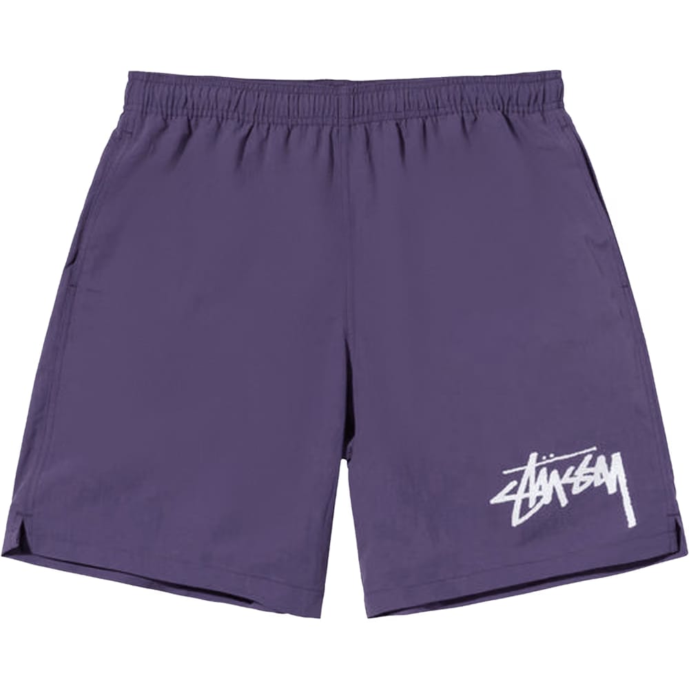 Stussy Big Stock Water Shorts Purple