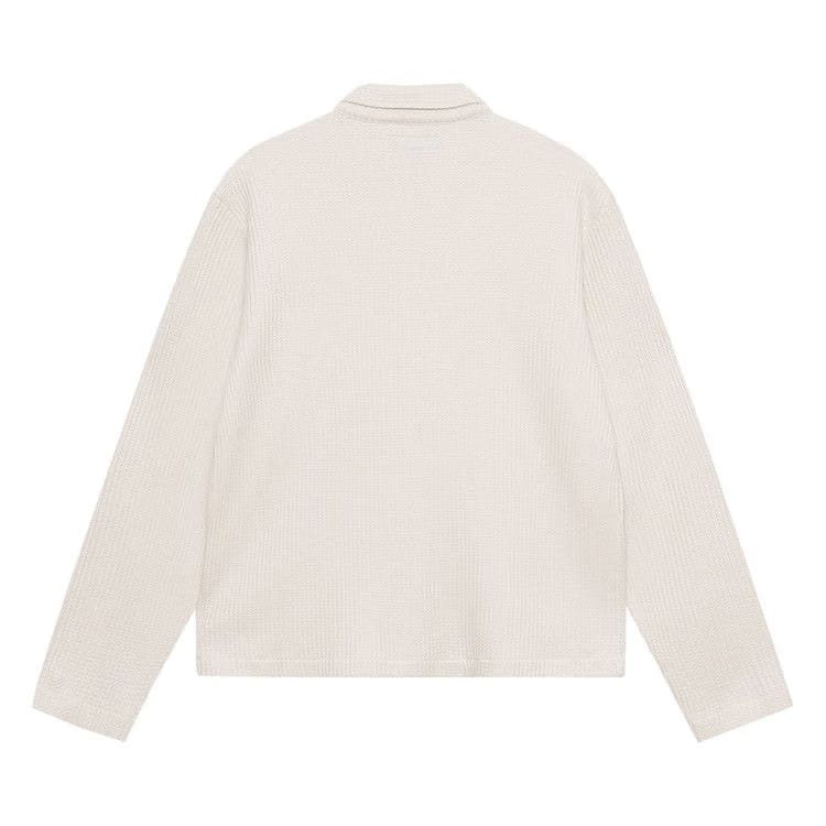Stussy Big Thermal Zip Shirt Natural