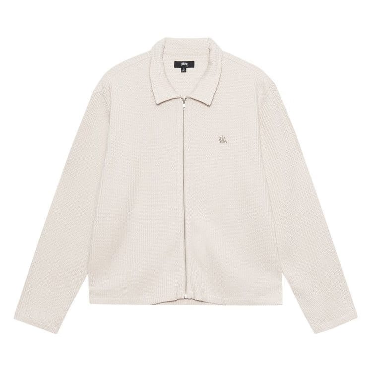Stussy Big Thermal Zip Shirt Natural
