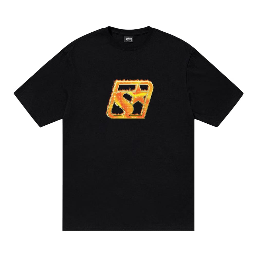 Stussy Blaze T-Shirt Black