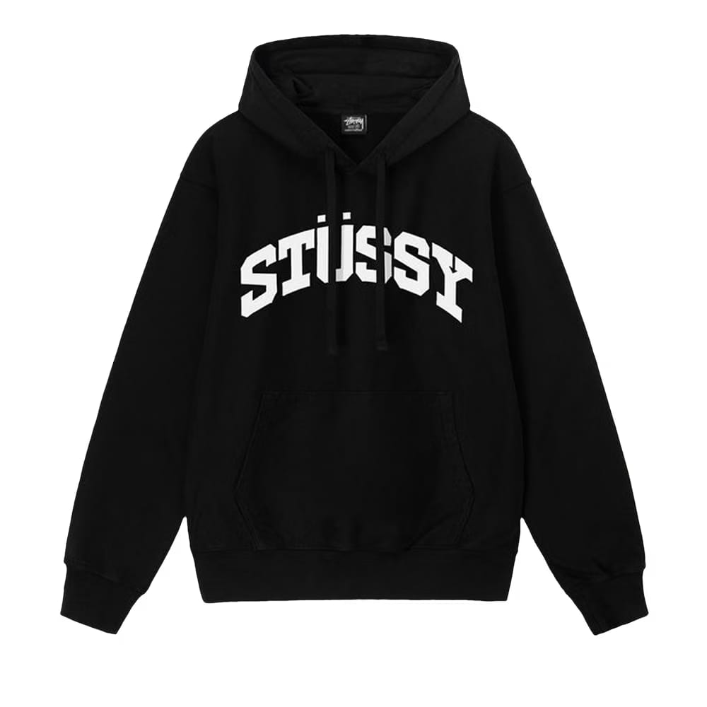 Stussy Block Sport Pigment Dyed Hoodie Black
