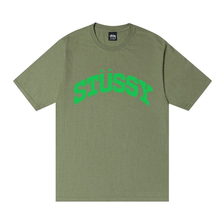 Stussy Block Sport Pigment Dyed T-Shirt Artichoke