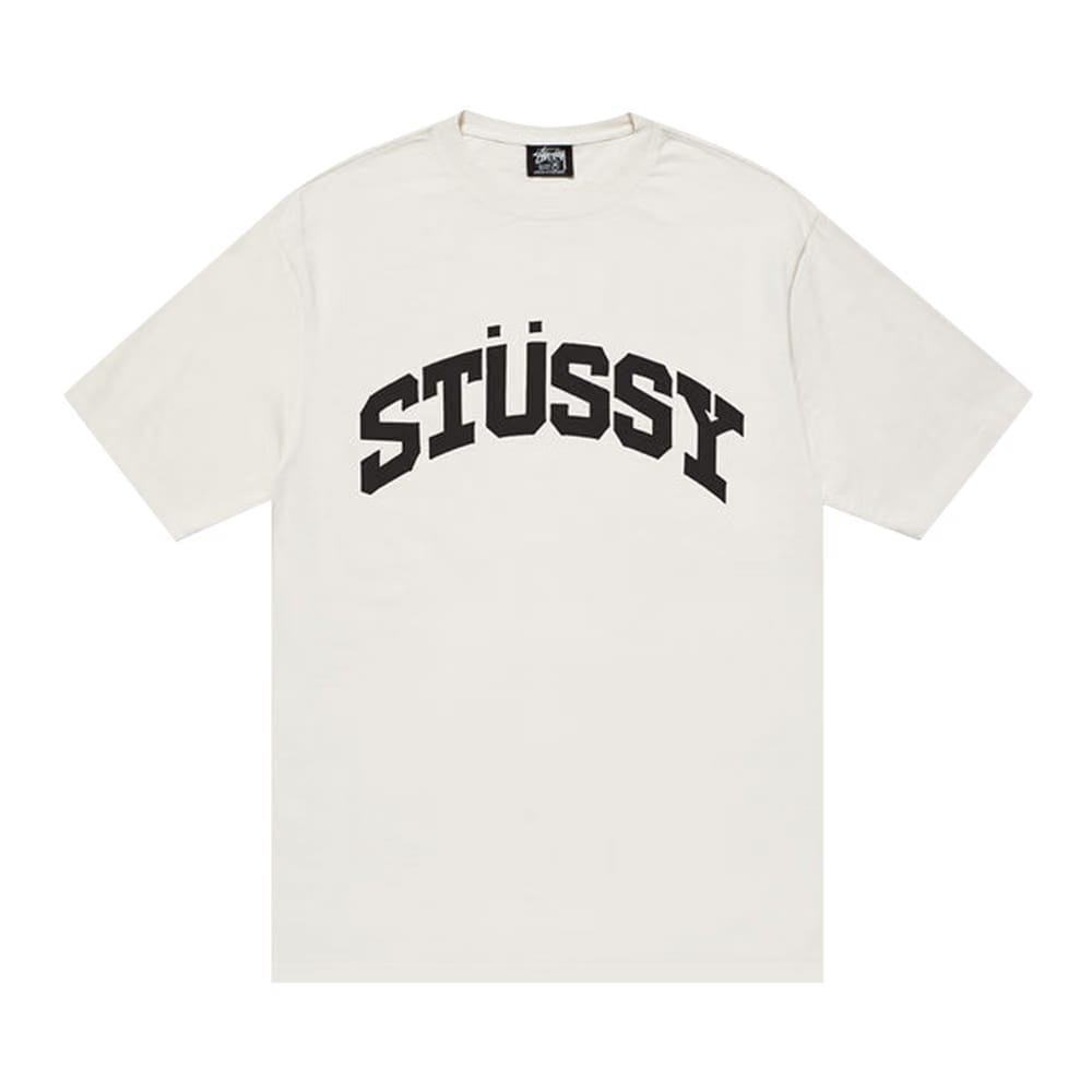 Stussy Block Sport Pigment Dyed T-Shirt Natural