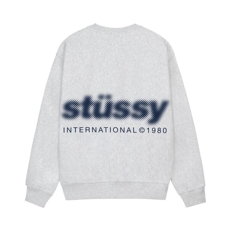 Stussy Blur Crew Ash Heather