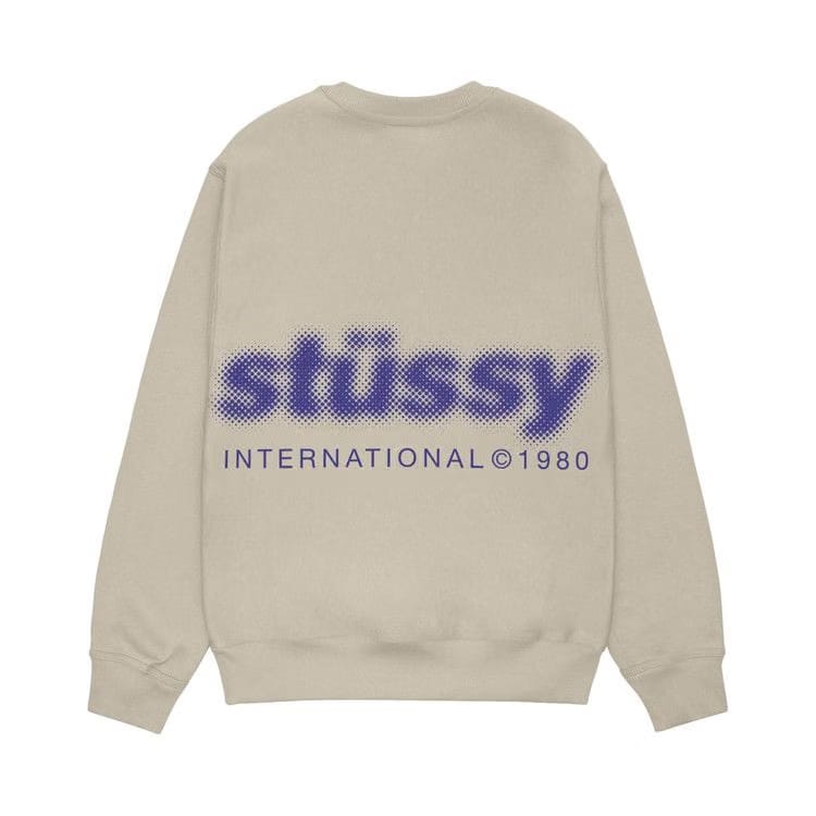 Stussy Blur Crew Khaki