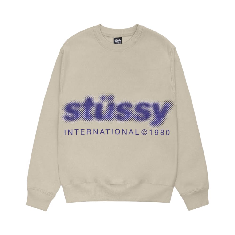 Stussy Blur Crew Khaki