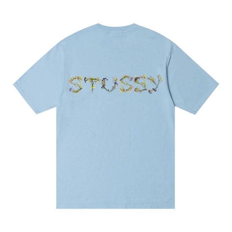 Stussy Bokay Pigment Dyed T-Shirt Sky Blue