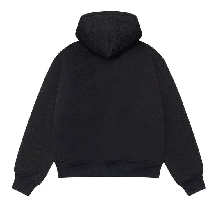 Stussy Bonded Sherpa Hoodie Black