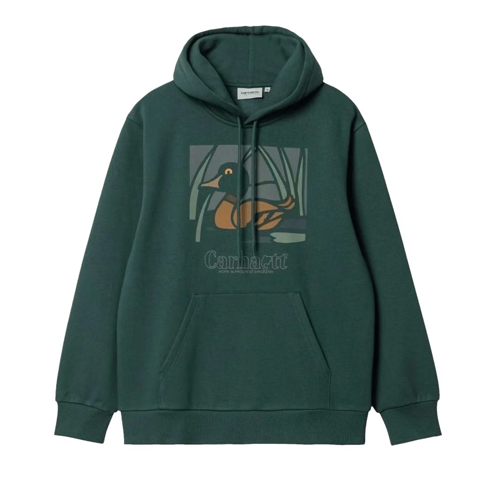 Carhartt WIP Hooded Duck Pond Sweatshirt Juniper