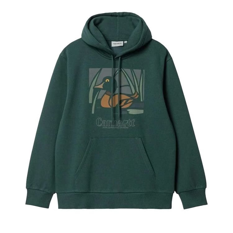 Carhartt WIP Hooded Duck Pond Sweatshirt Juniper
