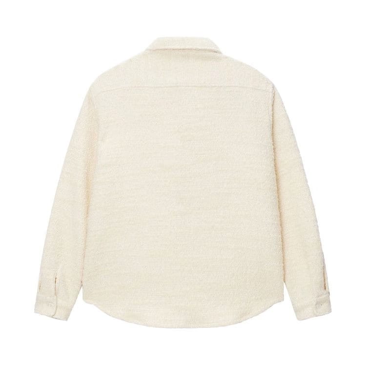 Stussy Boucle Wool Cpo Shirt Natural