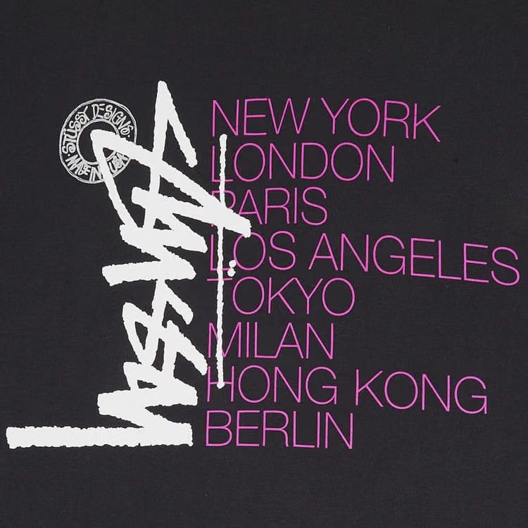 Stussy Buana Stack T-Shirt Charcoal