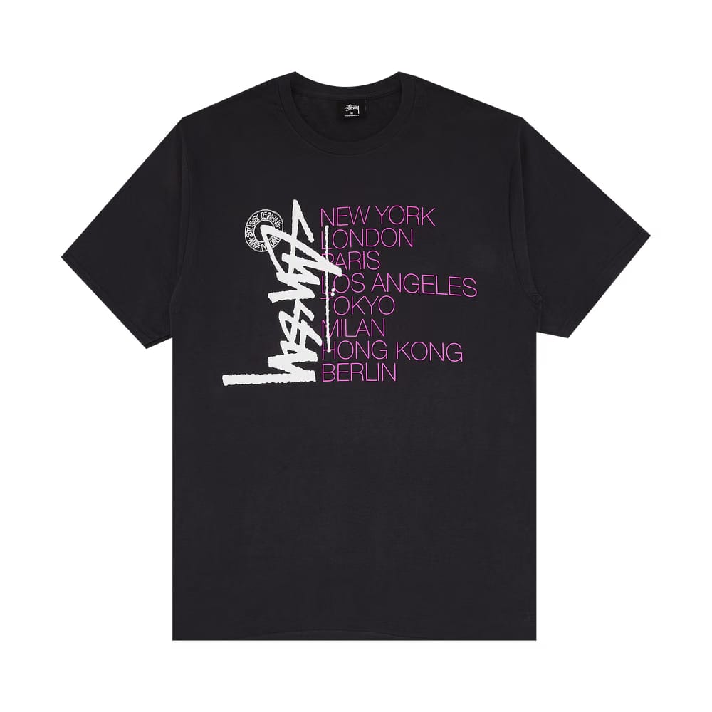 Stussy Buana Stack T-Shirt Charcoal