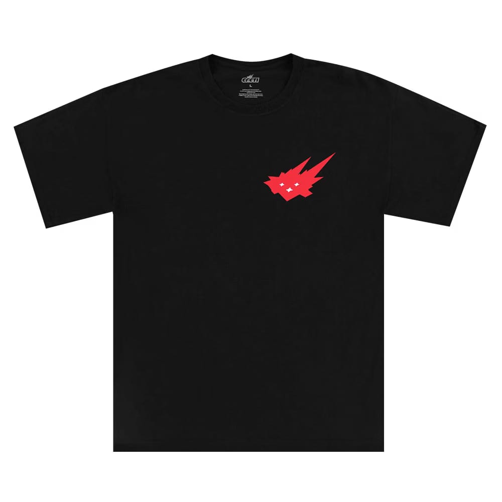 Cactus Jack by Travis Scott Down To Earth T-Shirt 1 Black
