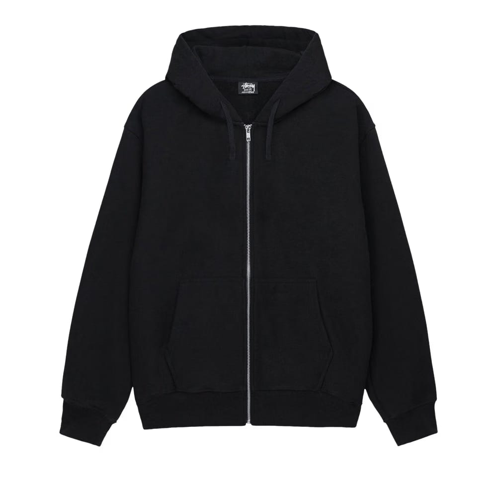 Stussy Buana Stock Zip Hoodie Black