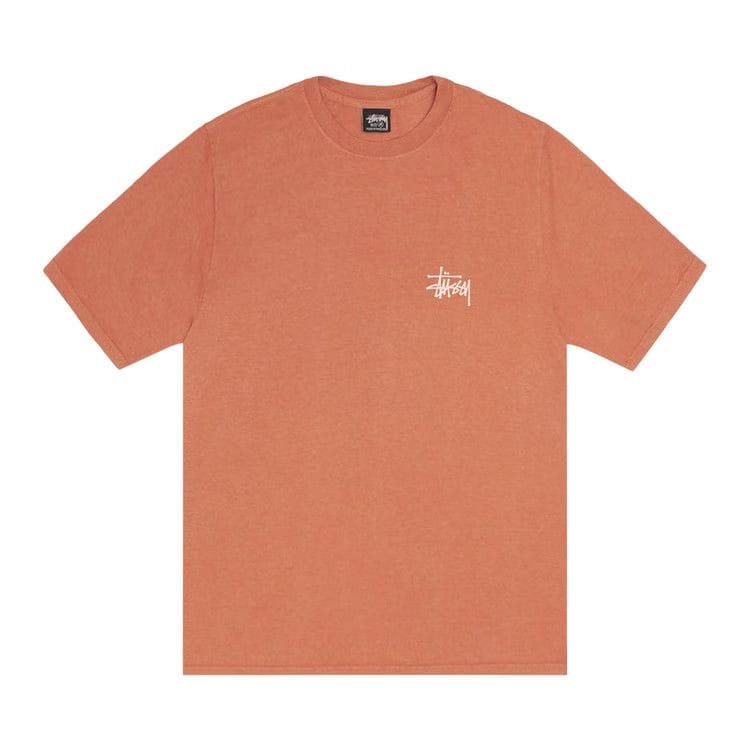Stussy Built In USA T-Shirt Pigment Dyed Rust