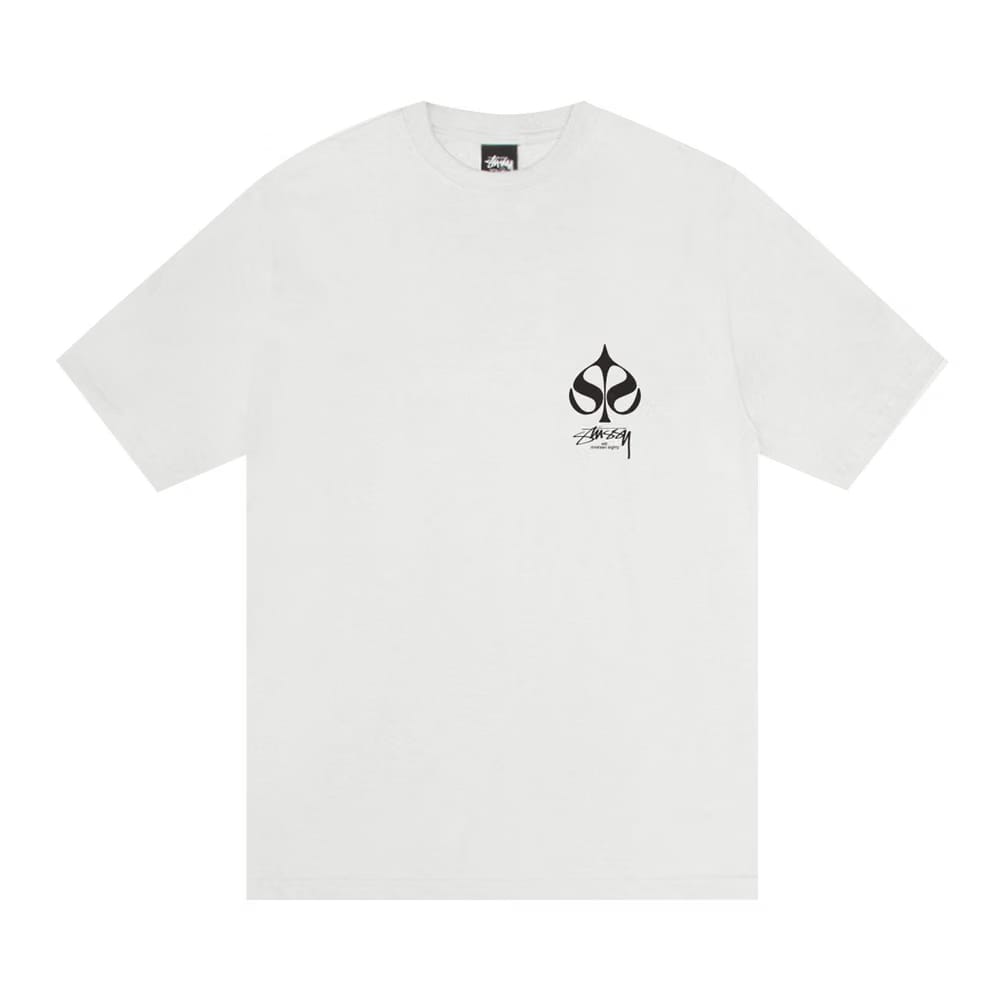 Stussy Spade T-Shirt Pigment Dyed Natural