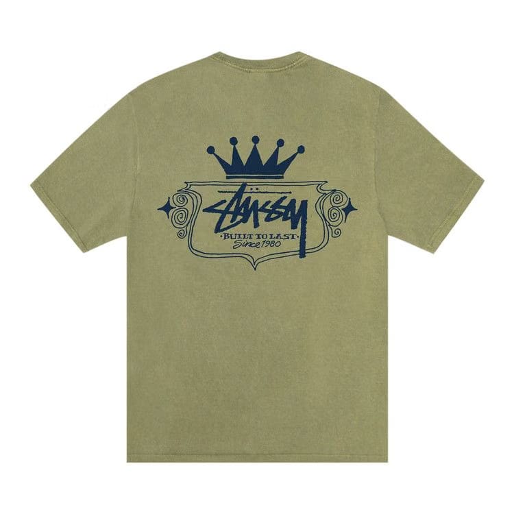 Stussy Built To Last T-Shirt Olive
