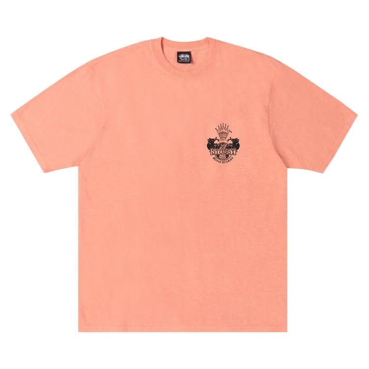 Stussy Built To Last T-Shirt Pigment Dyed Sherbert
