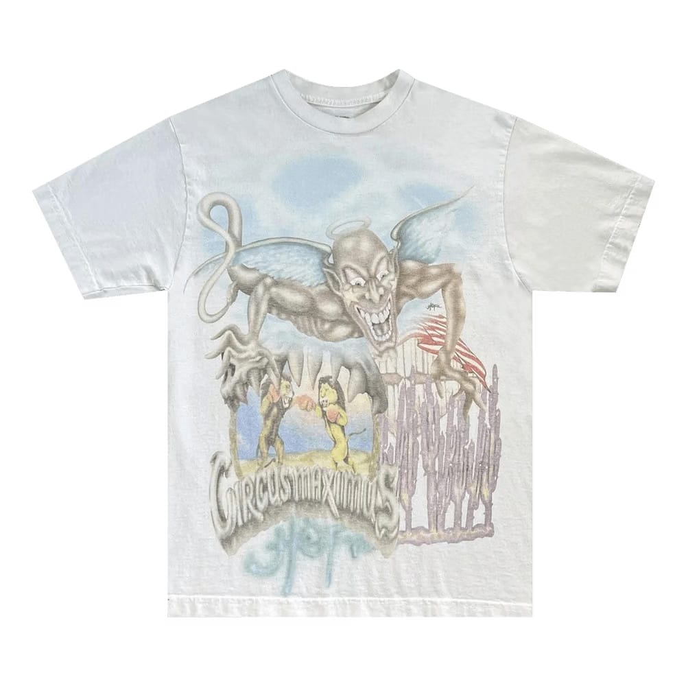 Cactus Jack by Travis Scott Utopia Circus Maximus Tour III T-Shirt White
