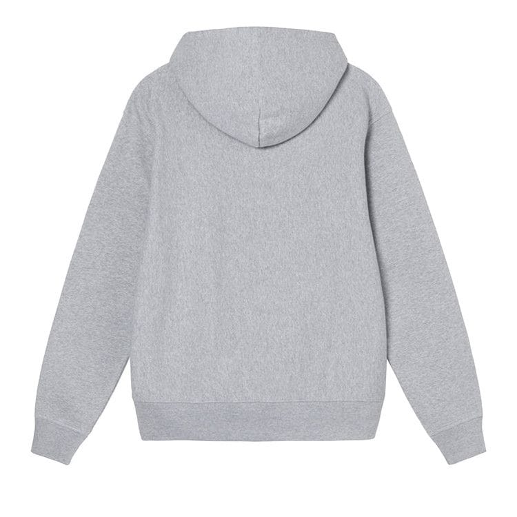 Stussy Overdyed Stock Logo Hoodie Grey Heather