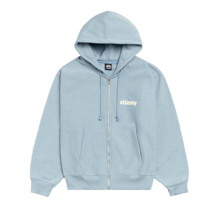 Stussy Built Tough Zip Hoodie Slate