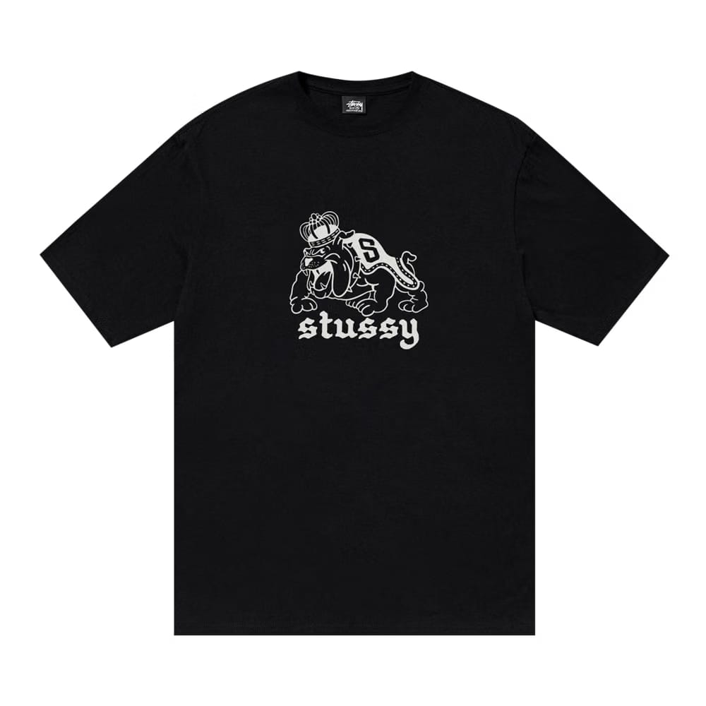Stussy Bulldog T-Shirt Black