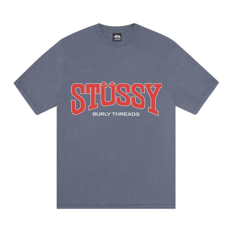 Stussy Burly Threads T-Shirt Indigo