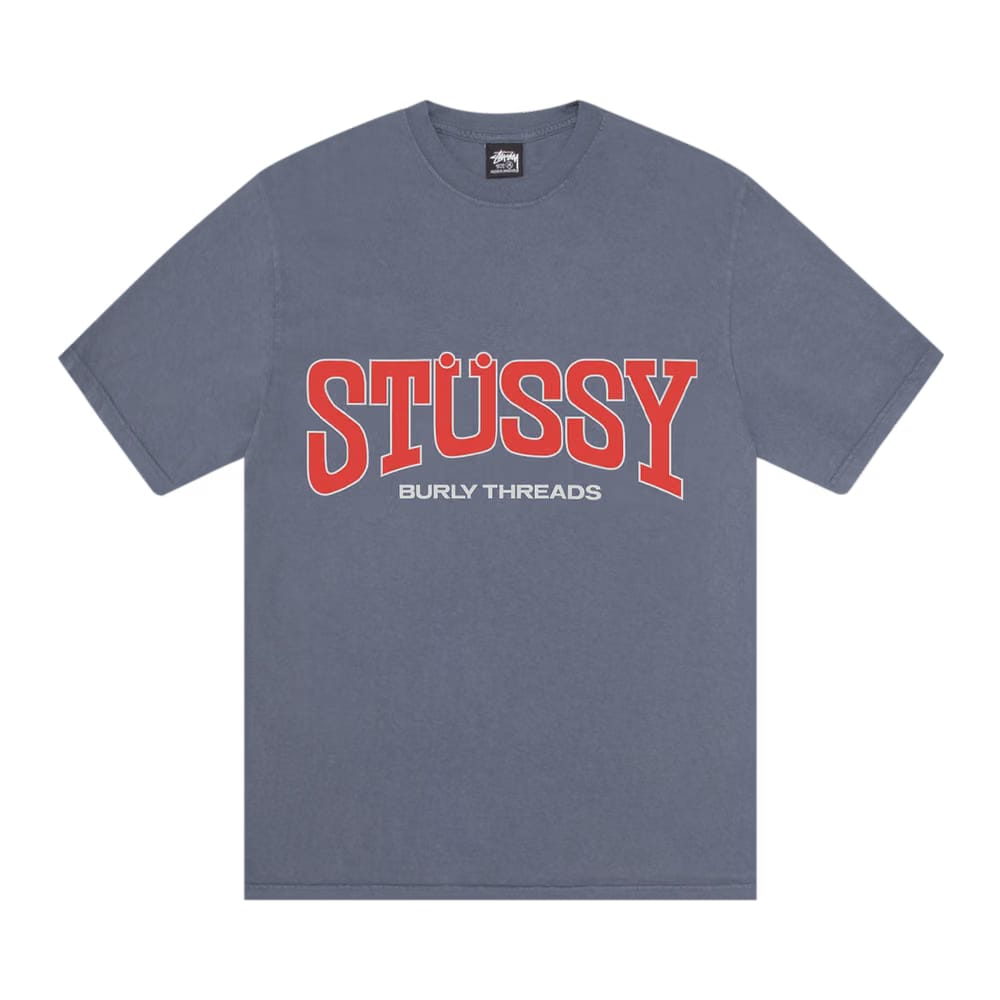 Stussy Burly Threads T-Shirt Indigo