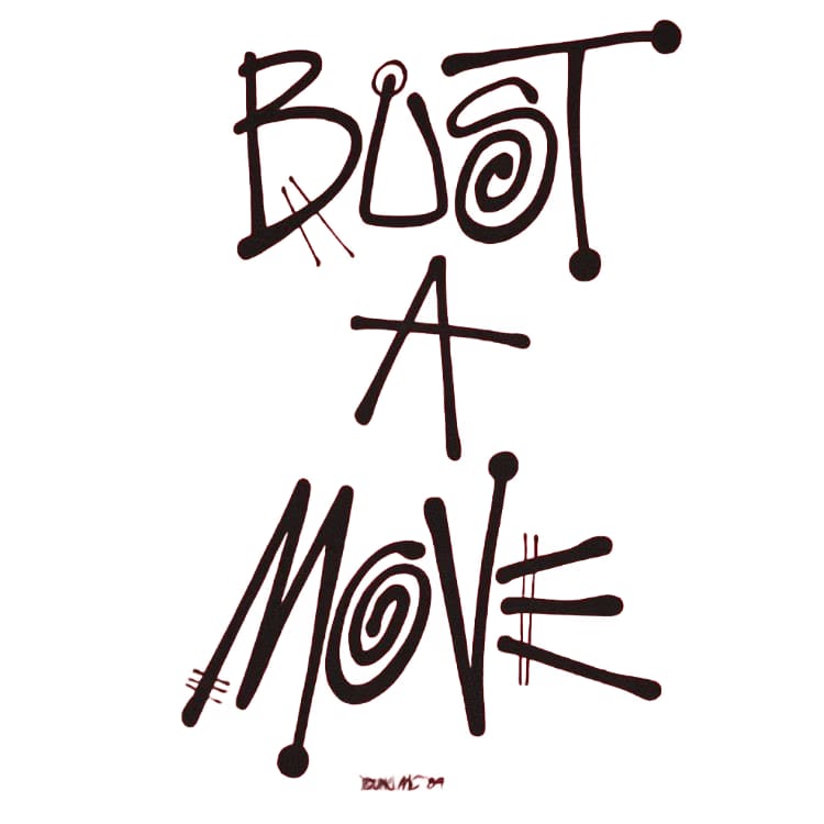 Stussy Bust A Move T-Shirt Red